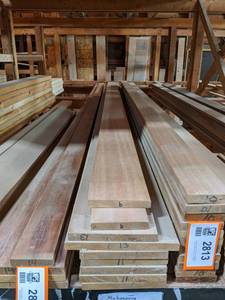 lot 3040 image: (9) MAHOGANY Boards 9 to 11 Length