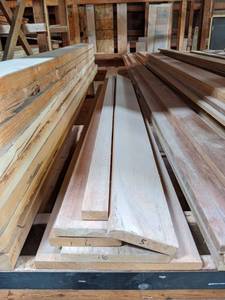 lot 3041 image: (9) MAHOGANY Boards 5 to 7 Length