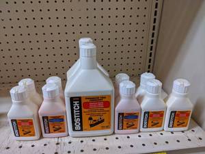 lot 3131 image: Lot of Bostitch Premium Grade Air Tool Lubricant  Winter Grade Lubricant