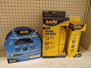 lot 3117 image: (3) AMFLO Air Compressor Hoses