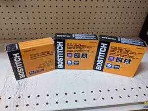lot 3142 image: (9000) Bostitch Narrow Crown Staples 18 Gauge