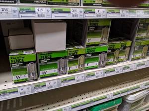 lot 2423 image: 88 LBS Fencing and Poultry Net Staples - Galvanized 34 to 2-12