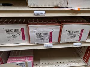 lot 2484 image: (3) Boxes B&C Medium Crown 16 Gauge Staples 12 x 2 and 12 x 1-12