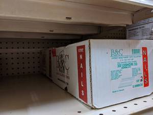 lot 2489 image: (2) Boxes 33° B&C Offset Head Paper Tape Collation Ring Shank Nails  3 x .120