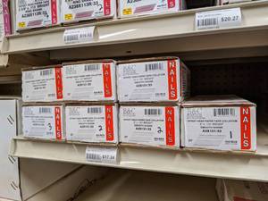 lot 2494 image: (8) Boxes 33° B&C Offset Head Paper Tape Collation Smooth Shank Nails  3 x .131