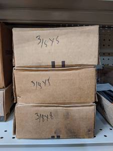 lot 2528 image: (3) Boxes 38 x 8 Anchor Bolts