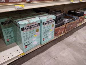 lot 2539 image: Large Inventory of Post Anchors 4x4 and 6x6