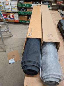 lot 2554 image: 48 and 42 Rolls of Bulk Aluminum Screen