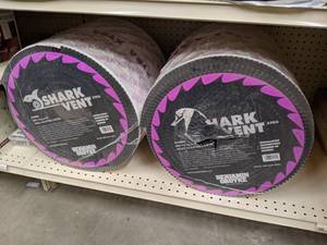 lot 2567 image: (2) Shark Vent XTRA Ridge Vent Rolls
