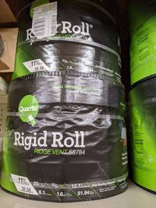 lot 2560 image: (2) Rolls Rigid Roll Ridge Vent 58784