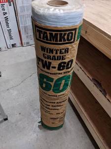 lot 2571 image: TAMKO TW-60 Winter Grade Waterproofing Roof Membrane -