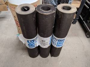 lot 2576 image: (3) Rolls IRG Roof Underlayment - Asphalt Felt