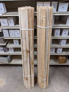 lot 2601 image: 2 Bundles of Wood Slats  Stakes