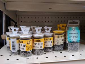lot 2608 image: (13) Packages 58 and 12 Brad Nails