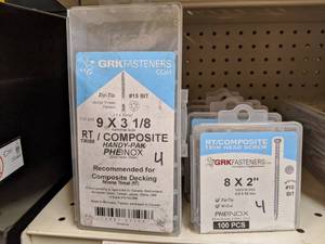 lot 2610 image: (800) Stainless Steel Composite Decking Fasteners