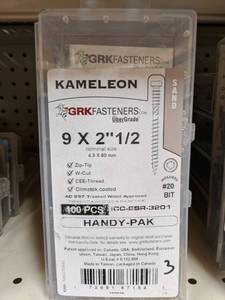 lot 2611 image: (300) Kameleon SAND Color Deck Screws