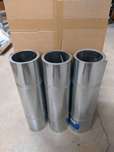 lot 2590 image: (3) 20 x 50 Rolls of Galvanized Valley Roof Flashing