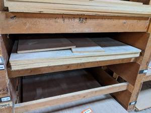 lot 2723 image: (4) 4 x 8 x 34 Sheets of Maple Plywood