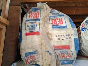 lot 2745 image: Johns Manville R-30 Fiberglass Unfaced Insulation