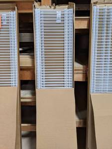 lot 2770 image: (6) ClosetMaid White Wire Rack Shelves 72 x 12