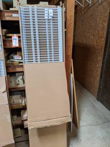 lot 2773 image: (6) ClosetMaid White Wire Rack Shelves 72 x 16
