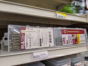 lot 2647 image: (200) GRK R4 Multi-Purpose Framing Screws 1214 x 6-38 and 1214 x 8