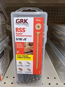 lot 2641 image: (150) GRK Rugged Structural Screws 516 x 6