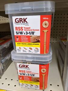 lot 2640 image: (200) GRK Rugged Structural Screws 516 x 3-18