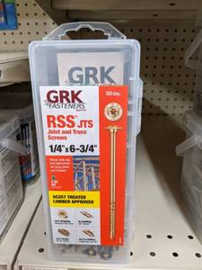 lot 2639 image: (150) GRK Rugged Structural Screws 14 x 6-34