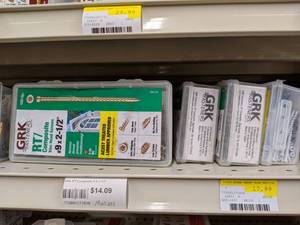 lot 2815 image: (11) Packs GRK Composite Trim Head Screws 2 to 3-18