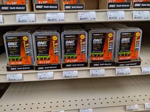 lot 2833 image: 20 LBS  Hillman PowerPro Multi-Material Exterior Screws 14 and #10