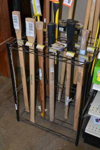 lot 2382 image: (6) Axe Replacement Handles, Packs of Wedges and More