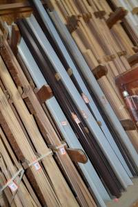 lot 3016 image: (3) Brown Steel Gutter Down Sputs