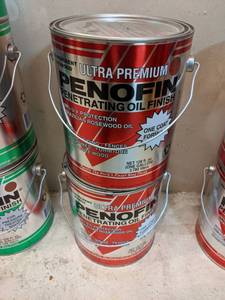 lot 3188 image: 2 Gallons Penofin Transparent Redwood Oil Based Stain