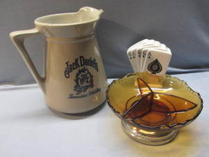 lot 83 image: J.Daniels Pitcher, Nut Dish, Bank