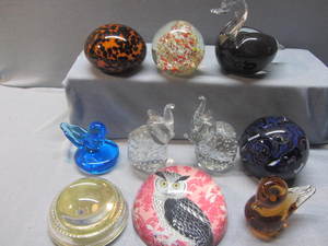 lot 125 image: Paperweights