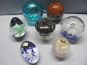 lot 136 image: Paperweights