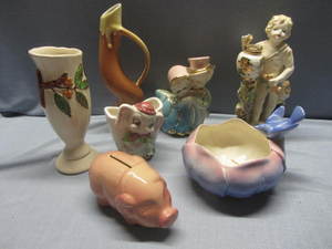 lot 149 image: Vintage Royal Copley, Piggy Bank