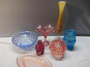 lot 184 image: Depression Glass