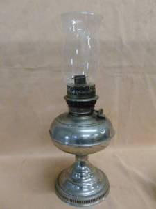 lot 64 image: Antique Oil Lamp