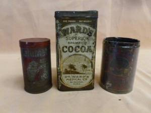 lot 83 image: Vintage Metal Containers