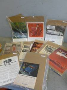 lot 97 image: Vintage Advertisement Pictures