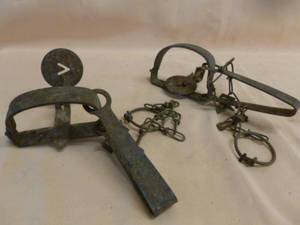 lot 109 image: Vintage Traps