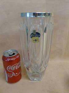 lot 134 image: Vintage Crystal Vase