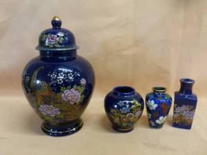 lot 190 image: Cobalt Blue Porcelain