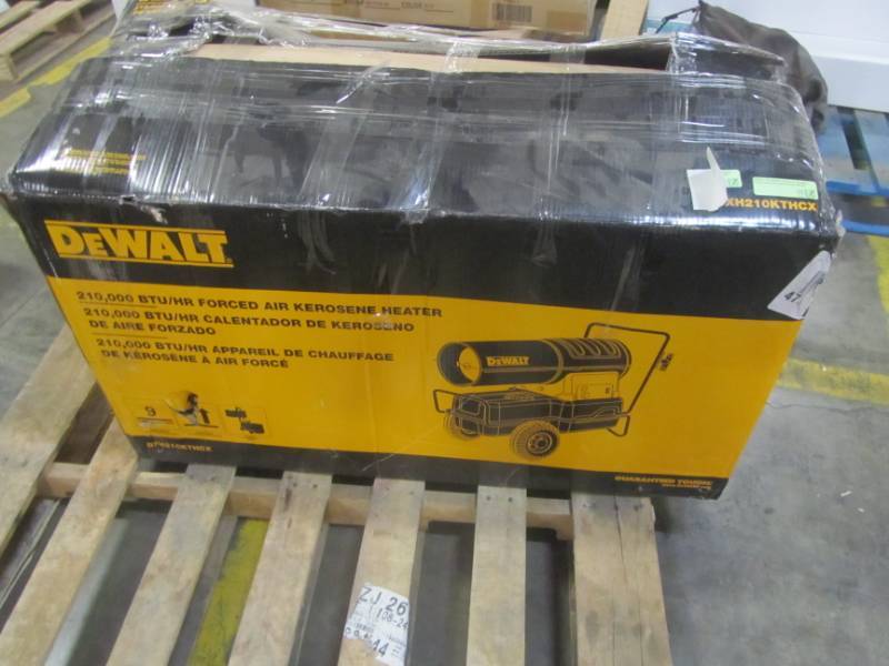 DEWALT 210,000 BTU Forced Air Kerosene Diesel Construction Heater  DXH210KTHCX | MN HOME OUTLET BURNSVILLE #128 - Removal By Appointment Only  Friday and Saturday. Online Payment Option Encouraged. | K-BID