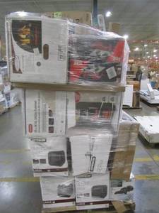 lot 34 image: WHOLESALE MIXED PALLET - SMALL APPLIANCES, PORTABLE HEATERS AND MORE