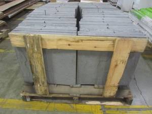 lot 46 image: Nantucket Pavers Patio-on-a-Pallet 18 in. x 18 in. Concrete Gray Traditional Yorkstone Paver (Pallet of 32-Pieces) 30641