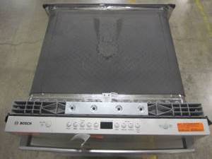 lot 53 image: Bosch 100 Series 24-in Fingerprint-Resistant Stainless Steel Tall Tub Dishwasher (Actual 23.56-in) ENERGY STAR SHXM4AY55N