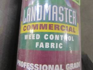 lot 73 image: Landmaster 4 ft. x 50 ft. Polyester Landscape Fabric 2518RP